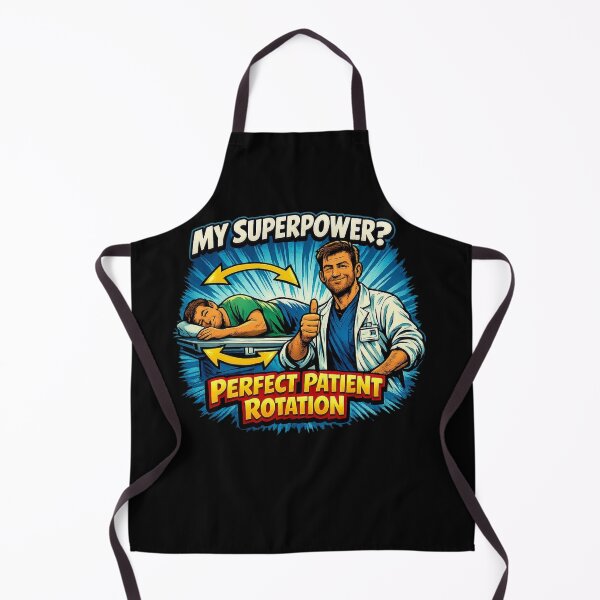 Item preview, My Superpower? Perfect Patient Rotation | Radiology Comic Humor designed and sold by Timeless Junction.