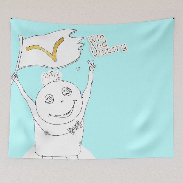 Item preview, Smiley - Win And Victory (drawing by ACCI) designed and sold by VanyssaGraphics.