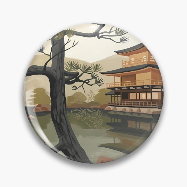 Item preview, Gion Temples and Shrines in near Gion - Tea Ceremony Japan Experiences MAIKOYA Drwan In Folk Art designed and sold by Arch & Avenue.