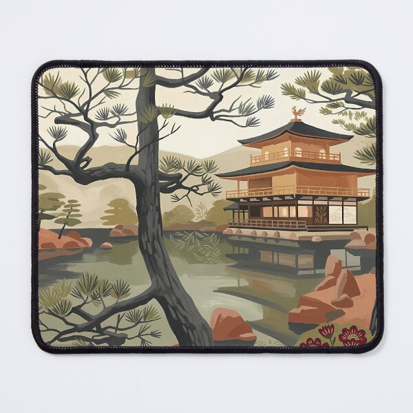 Item preview, Gion Temples and Shrines in near Gion - Tea Ceremony Japan Experiences MAIKOYA Drwan In Folk Art designed and sold by Arch & Avenue.