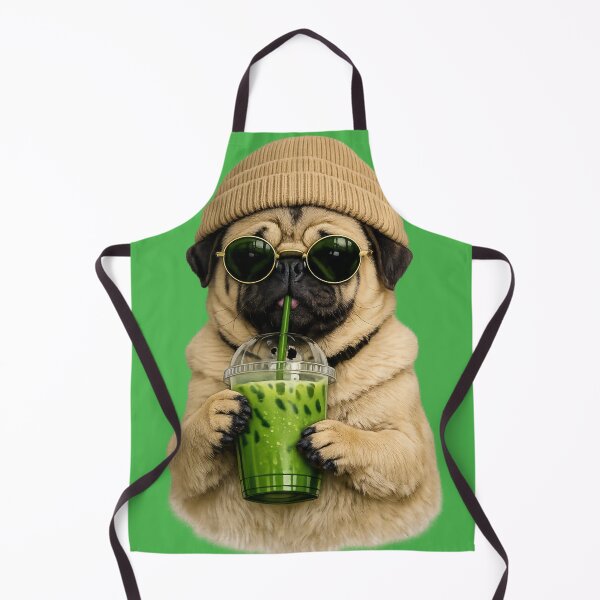 Item preview, Pug at the coffee shop designed and sold by PhotosByG.