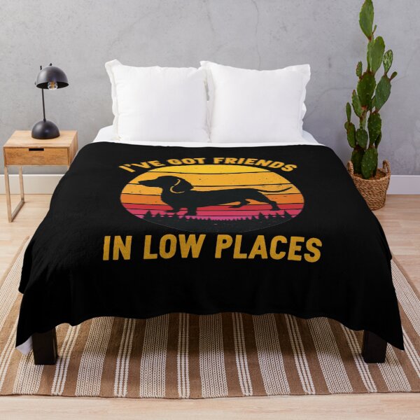 Item preview, Dachshund-I've Got Friends In Low Places designed and sold by RockitBaby.
