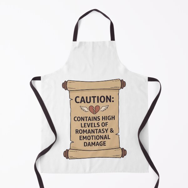 Item preview, Caution Romantasy And Emotional Damage Scroll designed and sold by BobbyTee Merch.