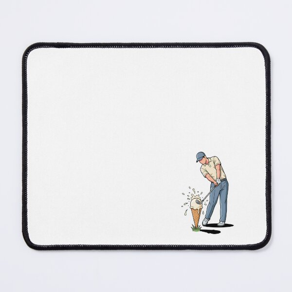 Item preview, Funny Golfer Hitting Ice Cream Cone Tee designed and sold by Rare By Hero.