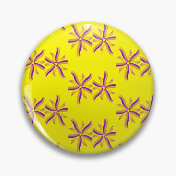 Item preview, Purple flowers on yellow sky designed and sold by DiFraia Studio.