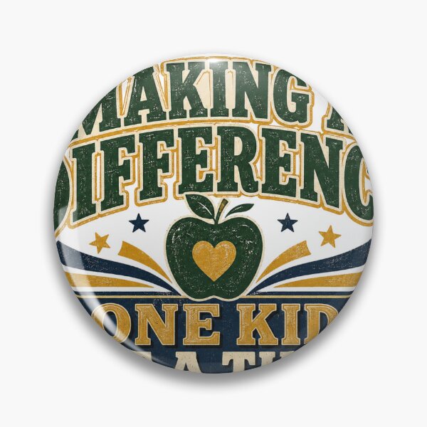 Item preview, Making a Difference One Kid at a Time Teacher Shirt Back to School Gift designed and sold by RedRubyBubble.