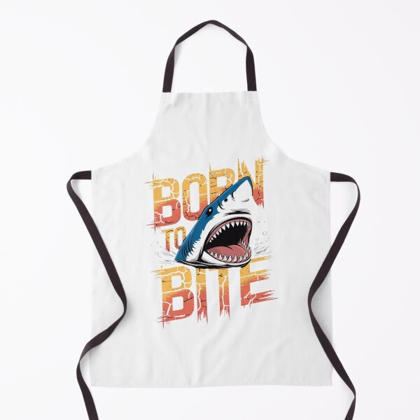 Item preview, Born To Bite - Fierce Great White Shark designed and sold by Shopeon Designs.