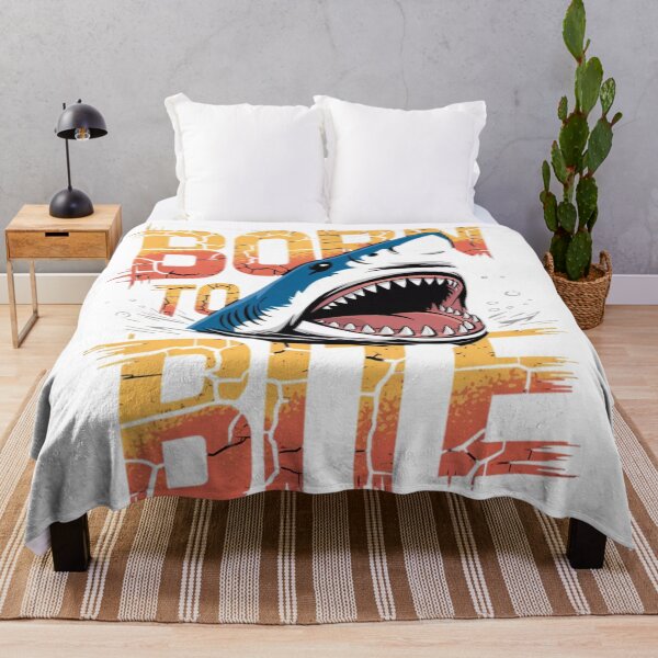 Item preview, Born To Bite - Fierce Great White Shark designed and sold by Shopeon Designs.