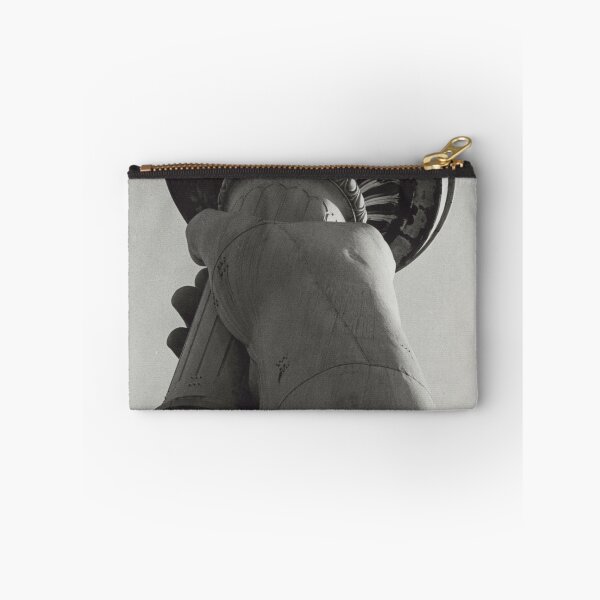 Item preview, Statue of Liberty colossal arm with torch black and white vintage fine art photograph designed and sold by Astrid Arkhangelsky.
