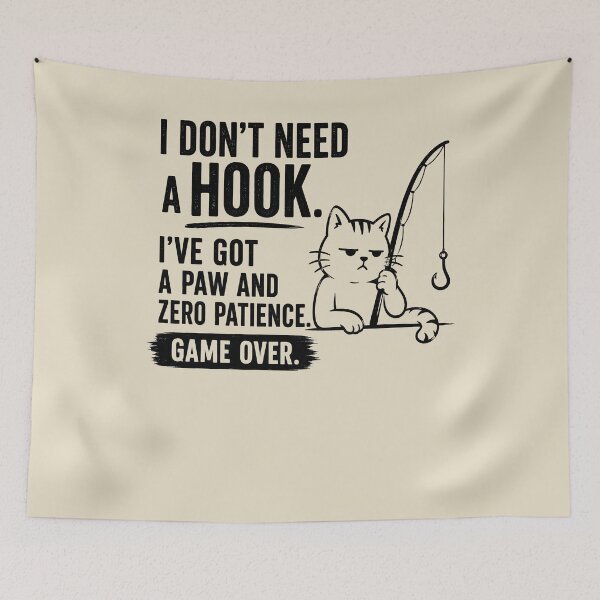 Item preview, I Don't Need a Hook designed and sold by SignumShop.