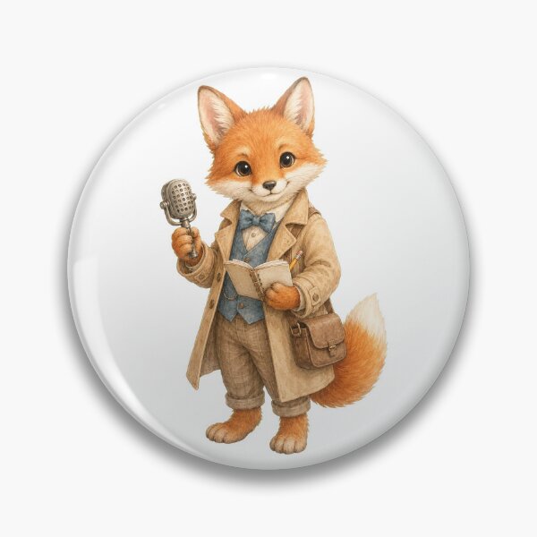 Item preview, Cute Fox Journalist designed and sold by photoparadise22.