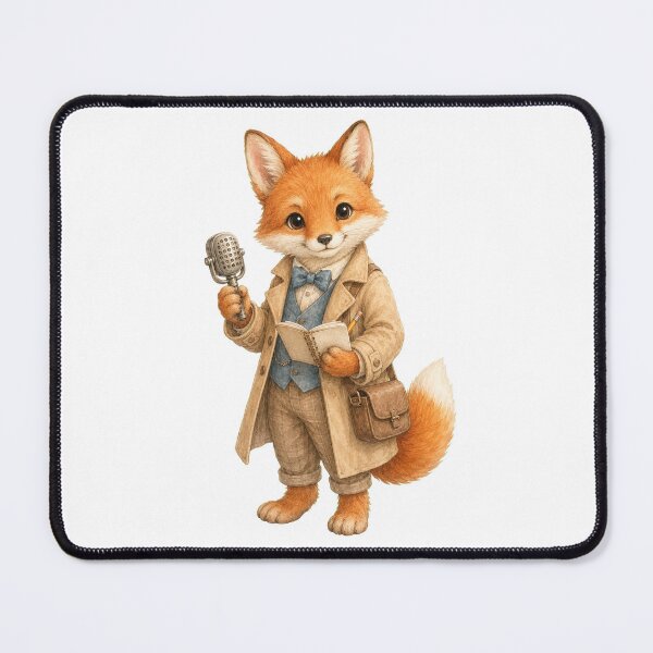 Item preview, Cute Fox Journalist designed and sold by photoparadise22.