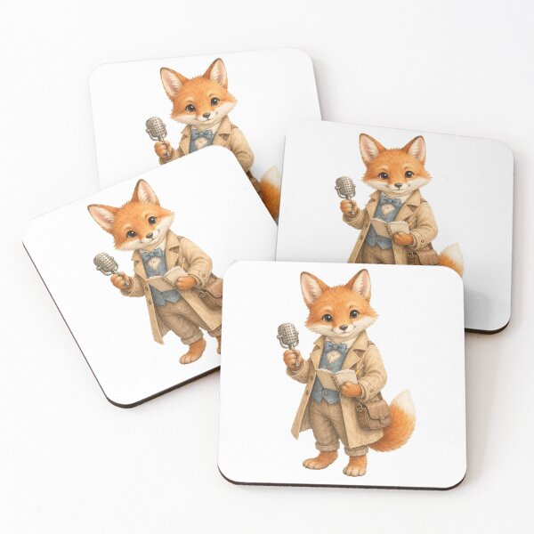 Item preview, Cute Fox Journalist designed and sold by photoparadise22.