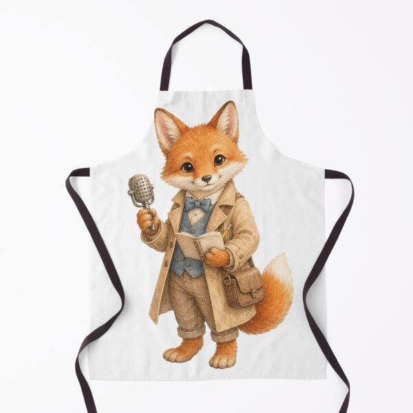 Item preview, Cute Fox Journalist designed and sold by photoparadise22.