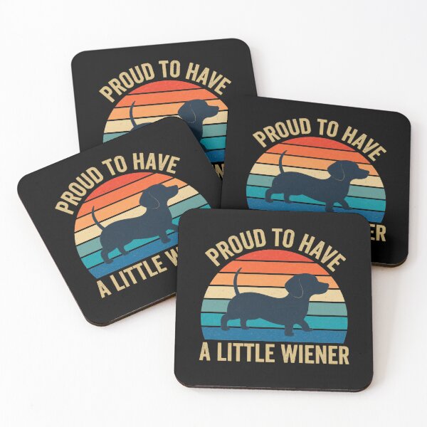 Item preview, Dachshund-Proud To Have A Little Wiener designed and sold by RockitBaby.