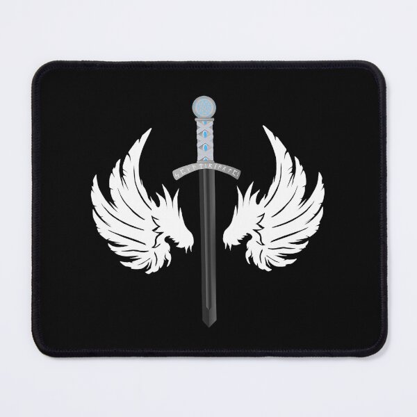Item preview, long sword with wing motif for men, fighting nature designed and sold by Kirei-Lily.