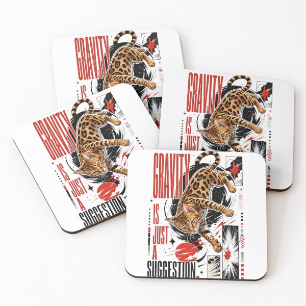Item preview, Gravity is Just a Suggestion – Weightless Bengal Cat designed and sold by Bengoer18.