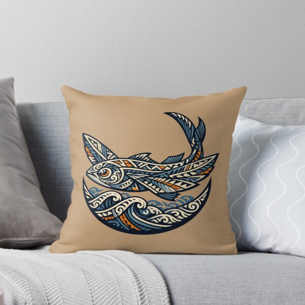 Item preview, Maori Flying Fish – Sacred Ocean Emblem designed and sold by SilentPowerArt.