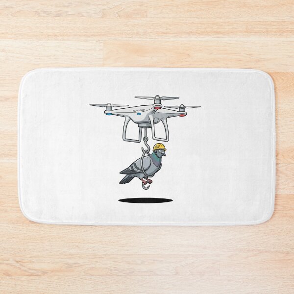 Item preview, Funny Delivery Drone Carrying Pigeon Post Worker designed and sold by Rare By Hero.