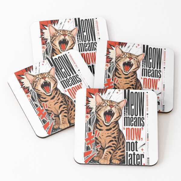 Item preview, Meow Means 'Now', Not Later – Loud Bengal Cat designed and sold by Bengoer18.