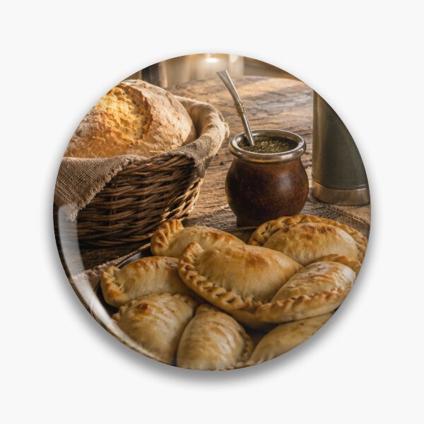 Item preview, Argentina Rustic Table with Empanadas and Mate designed and sold by Tienda-Vane.