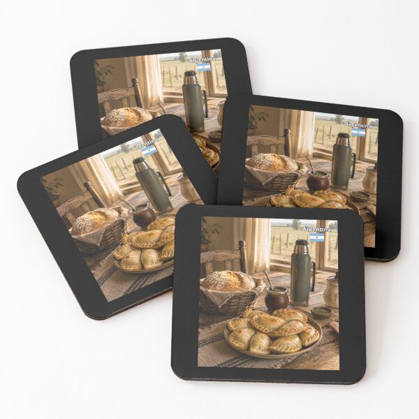 Item preview, Argentina Rustic Table with Empanadas and Mate designed and sold by Tienda-Vane.