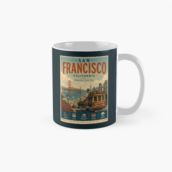 Artikelvorschau, Vintage-Poster aus San Francisco, Kalifornien entworfen und verkauft von GoodOldVintage.