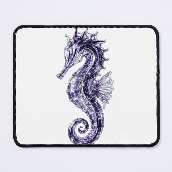 Item preview, Purple Crystal Glass Seahorse Sculpture designed and sold by LiMarchee.