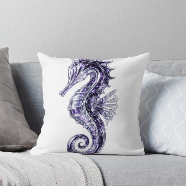 Item preview, Purple Crystal Glass Seahorse Sculpture designed and sold by LiMarchee.
