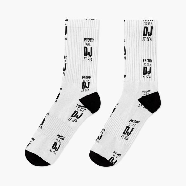 Item preview, Proud to be a DJ at Sea (Black) designed and sold by ShipCrewNation.