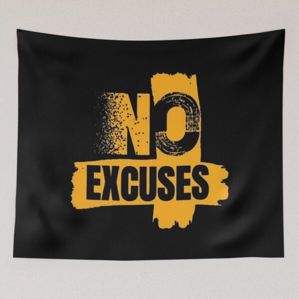 Item preview, NoExcuses – MotivationGrunge designed and sold by Wawan35200.