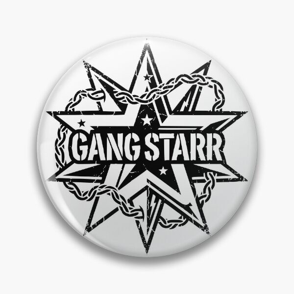 Item preview, Gangstarr 90s Hip Hop Distressed Star Chain designed and sold by Imaginationbeyond.
