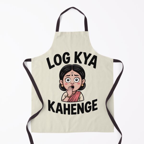 Item preview, Log Kya Kahenge – Funny Desi Aunty designed and sold by Swati Art Shop.