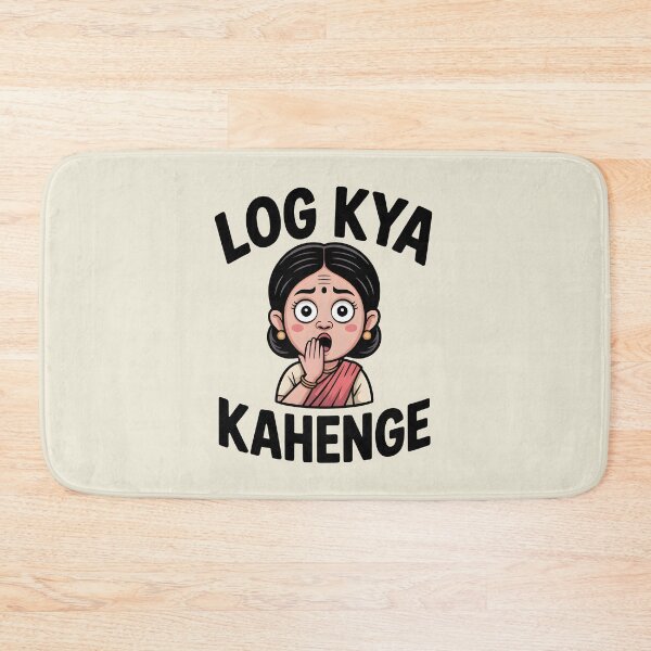 Item preview, Log Kya Kahenge – Funny Desi Aunty  designed and sold by Swati Art Shop.
