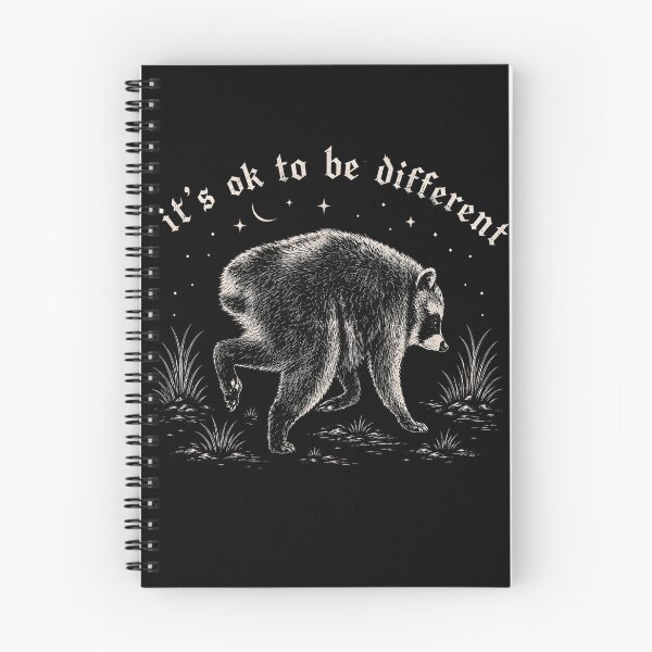 Item preview, It's Ok To Be Different Jimothy Raccoon Graphic Art designed and sold by VGAfanatic.
