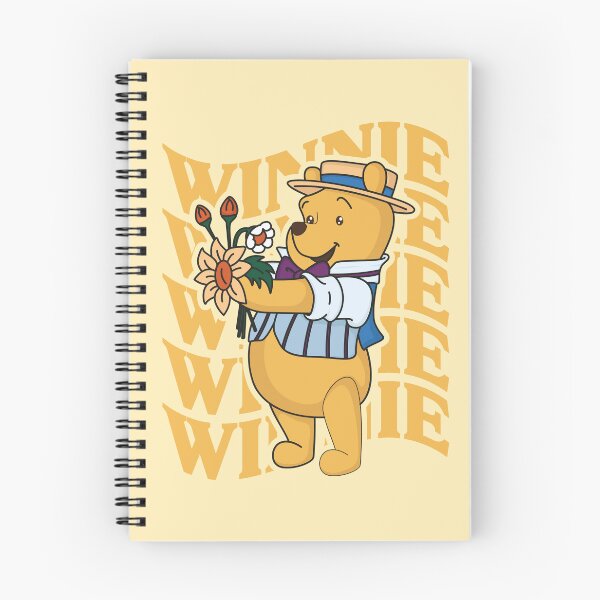 Item preview, Dapper Winnie the Pooh Bouquet Wavy Yellow Typography designed and sold by LudmylArt.