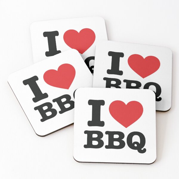 Item preview, I Love BBQ Gift Cute Barbecue Art Graphic Pitmaster Present for Grill Masters and Foodies designed and sold by raedattia.