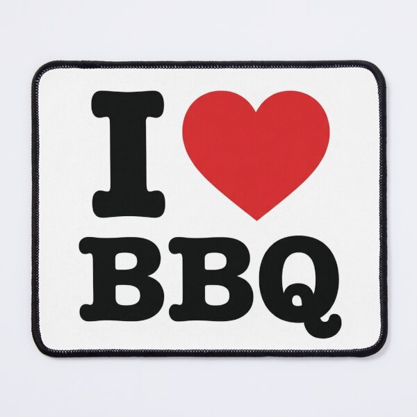 Item preview, I Love BBQ Gift Cute Barbecue Art Graphic Pitmaster Present for Grill Masters and Foodies designed and sold by raedattia.