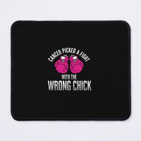 Item preview, Cancer Picked A Fight With The Wrong Chick Breast Cancer Warrior Survivor Awareness designed and sold by PopStars1993.