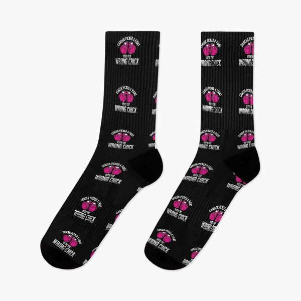 Item preview, Cancer Picked A Fight With The Wrong Chick Breast Cancer Warrior Survivor Awareness designed and sold by PopStars1993.