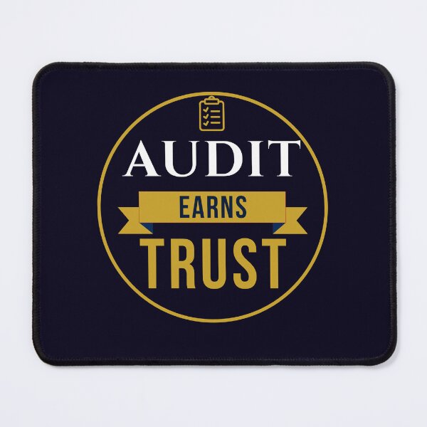 Item preview, Audit Earns Trust | Auditor Motivation Graphic Tee | Accounting & Compliance Design designed and sold by FCA SIR MERCH .