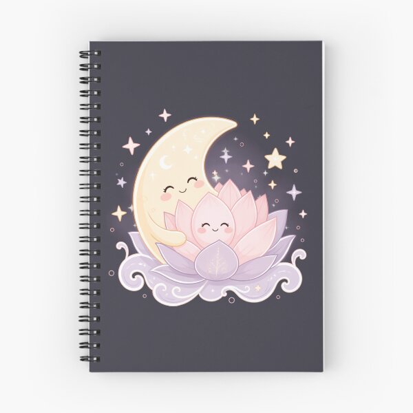 Item preview, Moon & Lotus Hug – Gentle Affirmation Thai Design designed and sold by CosmicQuietStudio.