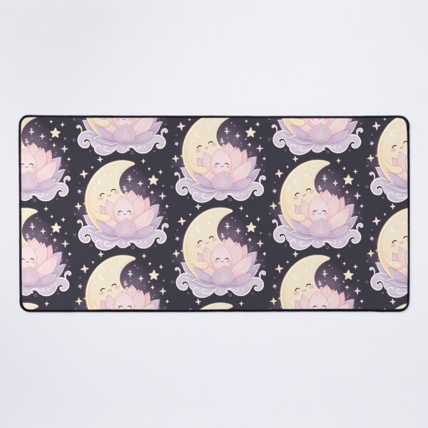 Item preview, Moon & Lotus Hug – Gentle Affirmation Thai Design designed and sold by CosmicQuietStudio.