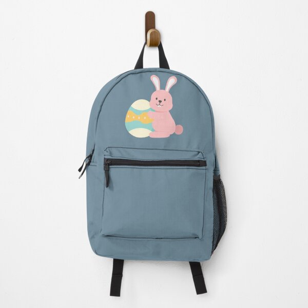Item preview, Cute Easter Bunny with Egg | Kawaii Pink Rabbit | Pastel Easter Design designed and sold by Rush2Buy.