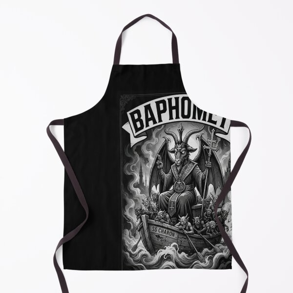 Item preview, Vintage Cartoon Baphomet - Steamboat Baphy - Occult designed and sold by sormangalway7.
