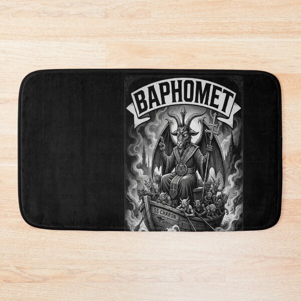 Item preview, Vintage Cartoon Baphomet - Steamboat Baphy - Occult designed and sold by sormangalway7.