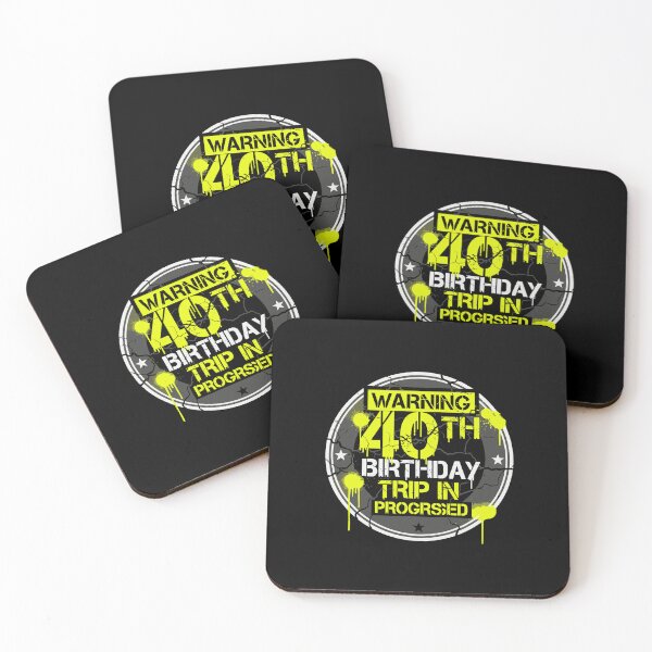 Item preview, Warning 40th Birthday Trip In Progressed Forty Year Old Celebration Journey designed and sold by PopStars1993.