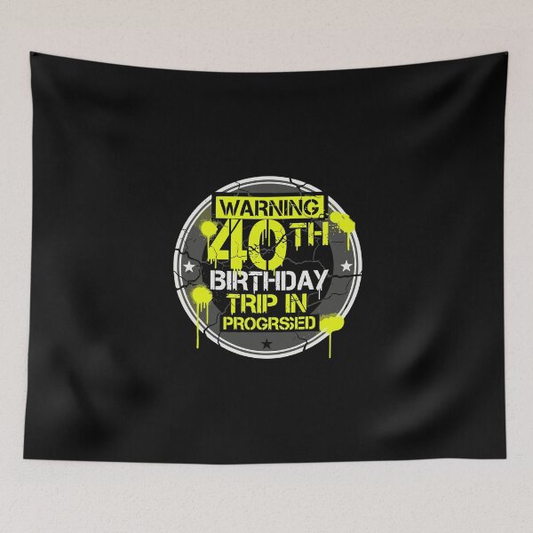 Item preview, Warning 40th Birthday Trip In Progressed Forty Year Old Celebration Journey designed and sold by PopStars1993.