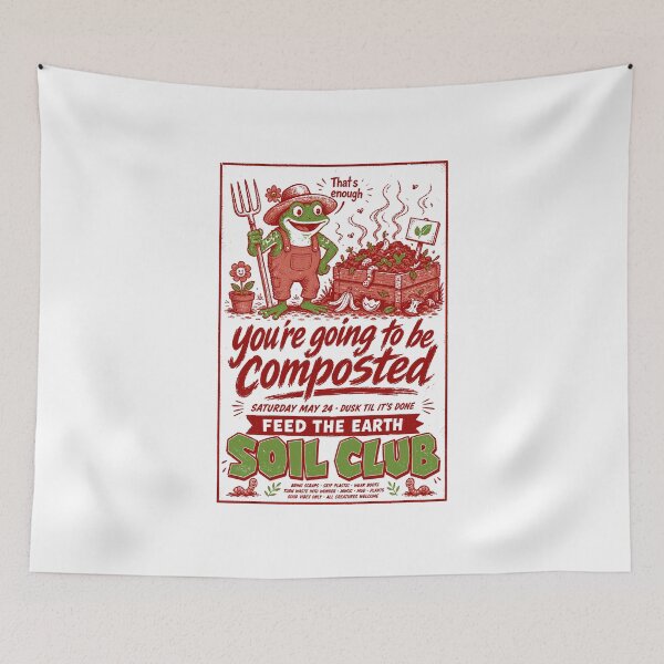 Item preview, Urban Gardening Soil Club Feed The Earth designed and sold by LuminOrb.