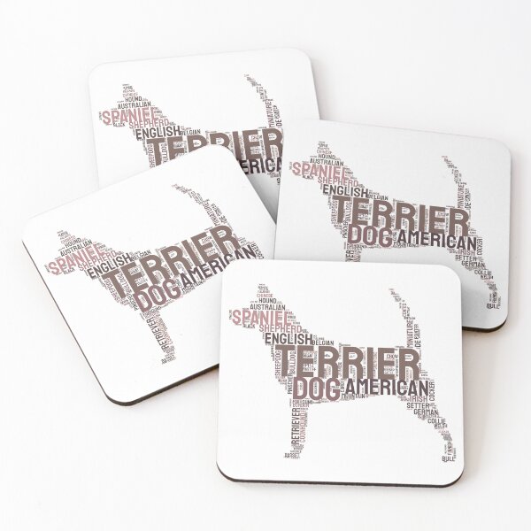 Item preview, Pointed Dog Breeds Typography Silhouette Art designed and sold by AyfuDesigns.